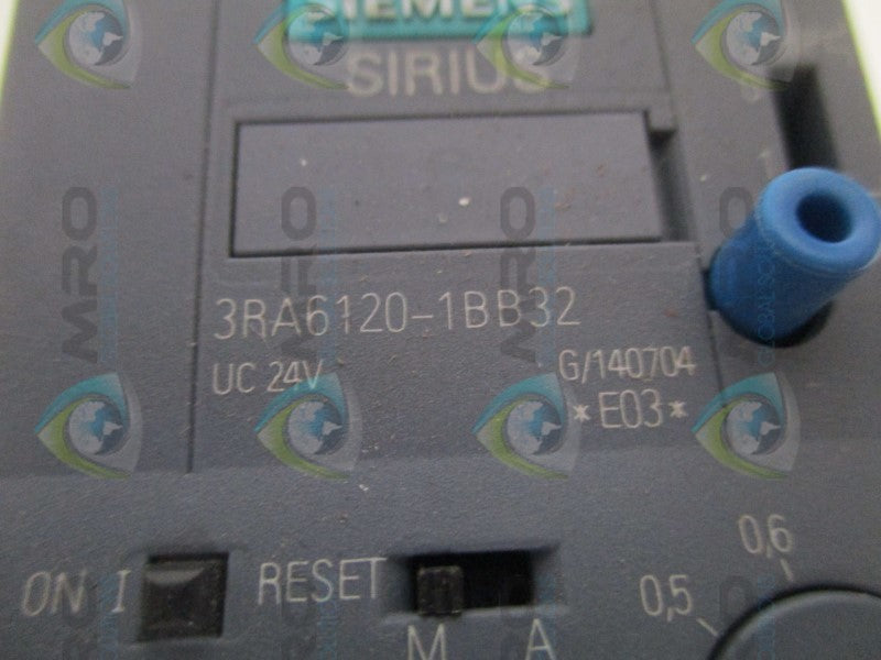 SIEMENS SIRIUS 3RA6120-1BB32 MOTOR STARTER (AS PICTURED) *NEW NO BOX*
