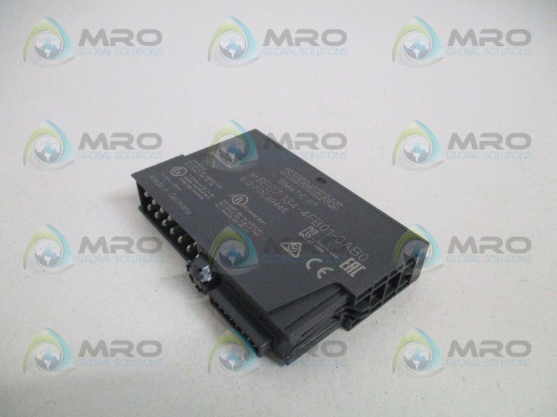 SIEMENS SIMATIC S7 6ES7134-4FB01-0AB0 ANALOG INPUT MODULE *NEW NO BOX*