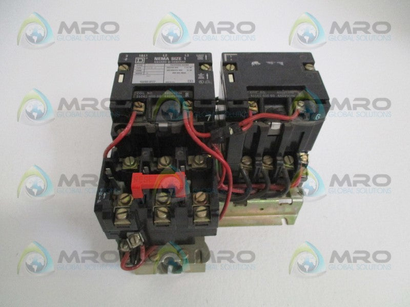SQUARE D 8736-SCO8 SIZE MOTOR STARTER *USED*