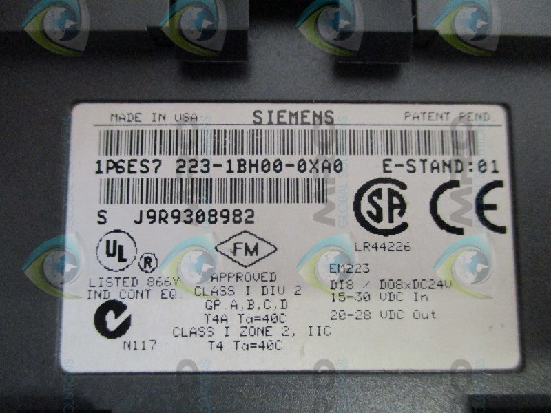 SIEMENS SIMATIC S7 6ES7223-1BH00-0XA0 DIGITAL I/O MODULE  NSNP