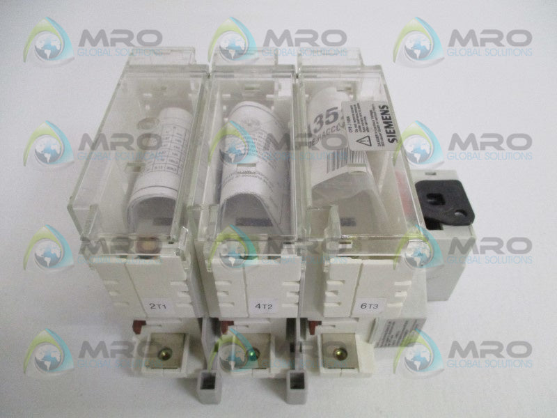 SIEMENS CFS363J ROTARY DISCONNECT SWITCH (MISSING ACCESSORIES) *NEW NO BOX*