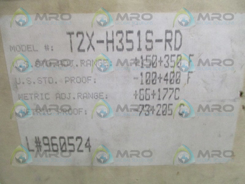 BARKSDALE T2X-H351S-RD TEMPERATURE SWITCH -100/+400F -73/+205C  NSMP