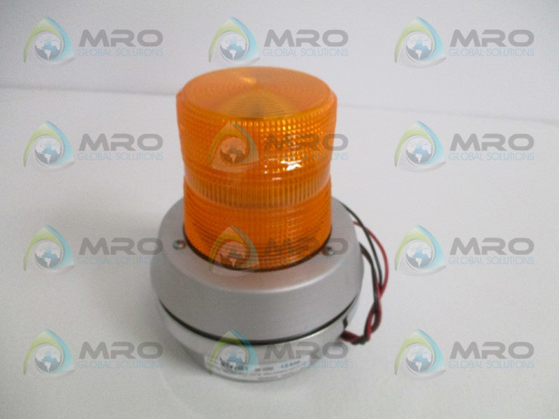 EDWARDS 51A-G1 AMBER FLASHING LIGHT W/ HORN *NEW IN BOX*