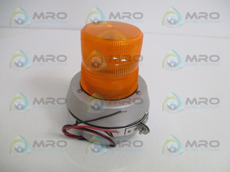 EDWARDS 51A-G1 AMBER FLASHING LIGHT W/ HORN *NEW IN BOX*
