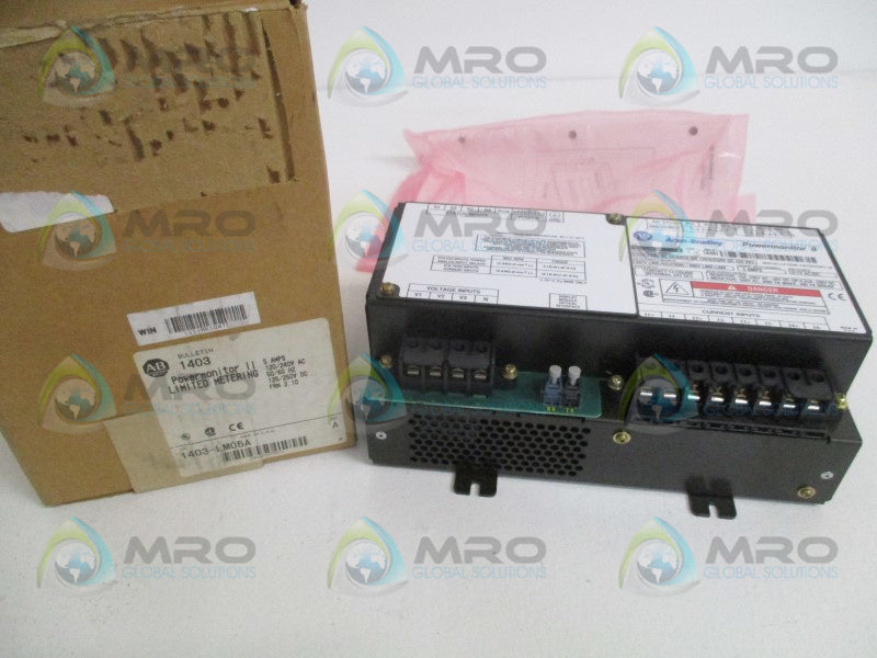 INDUSTRIAL SPARE PART POWER MONITOR II 1403-LM05A SER. A F/W 2.10 METER  NSMP