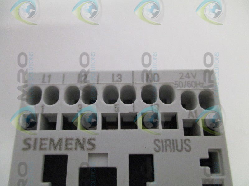 SIEMENS 3RT1017-2AB01 CONTACTOR 24V (AS PICTURED) *NEW NO BOX*