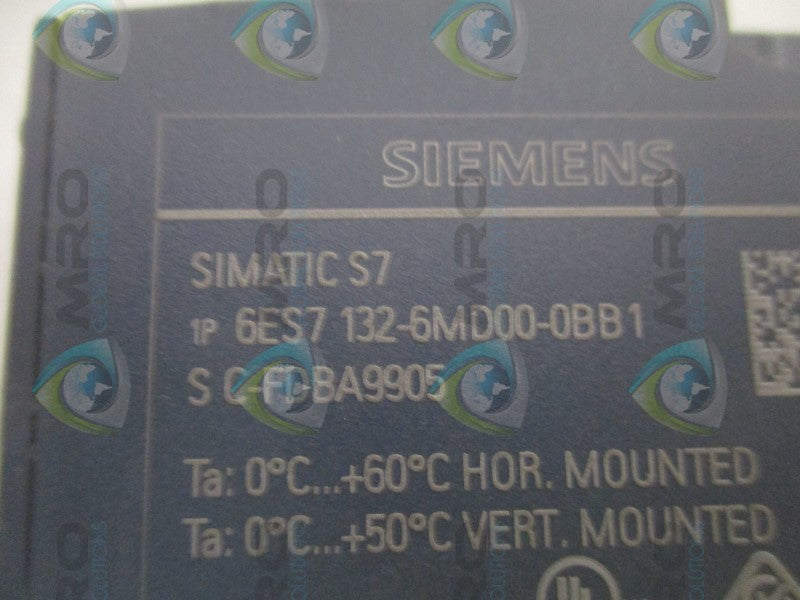 SIEMENS S7 6ES7132-6MD00-0BB1 MODULE (AS PICTURED) *NEW NO BOX*