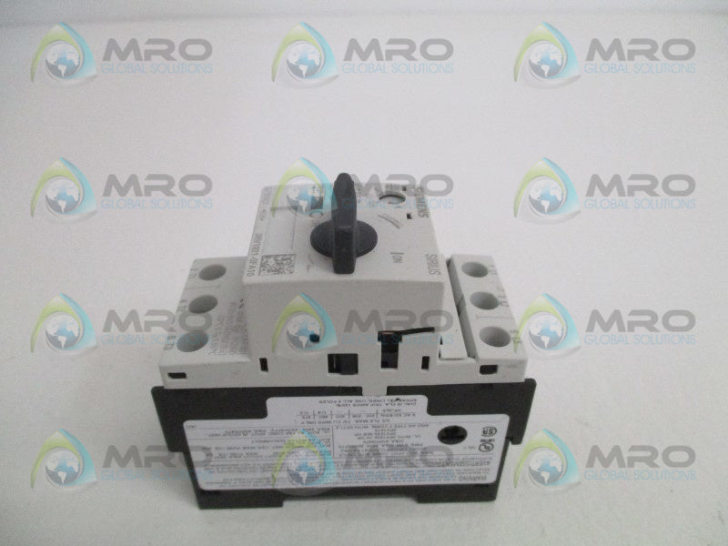 SIEMENS 3RV1021-0FA10 STARTER 0,35-0,5A (MISSING ACCESSORIES) *NEW NO BOX*