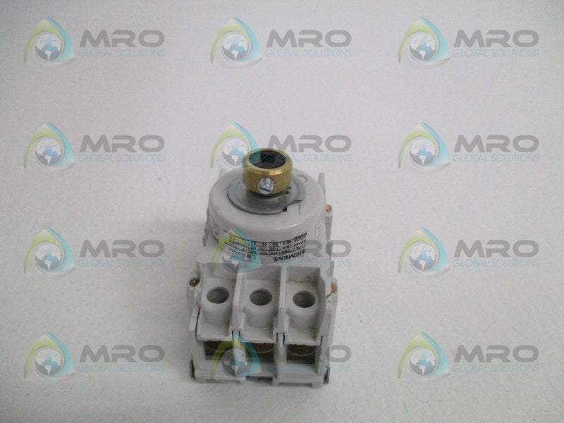 SIEMENS LBR3100 DISCONNECT SWITCH (AS PICTURED) *NEW NO BOX*