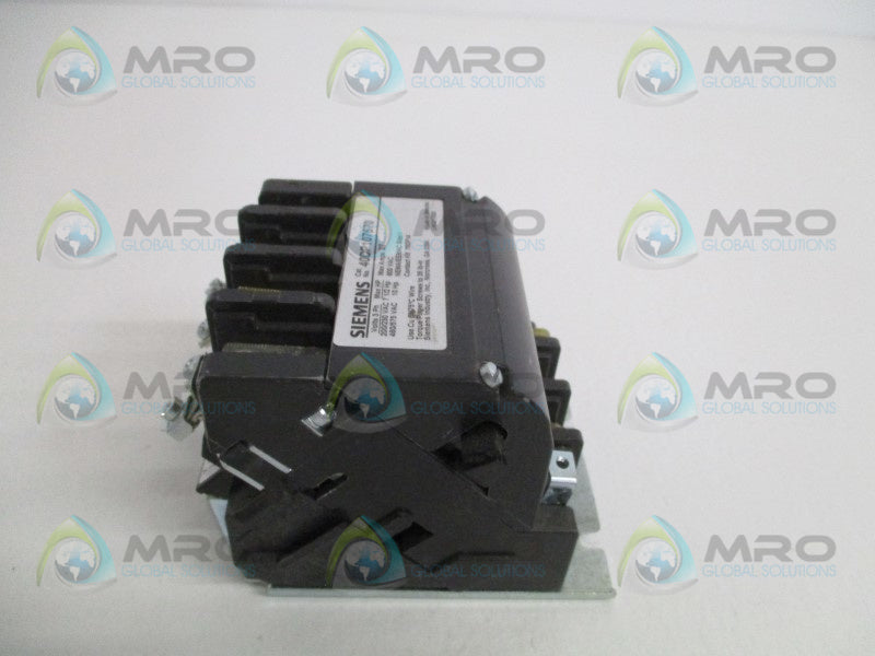 SIEMENS 40DP107570 CONTACTOR (AS PICTURED) *NEW NO BOX*