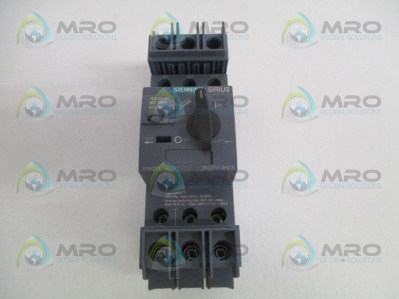 SIEMENS 3RV2711-0HD10 CIRCUIT BREAKER (AS PICTURED) *NEW NO BOX*
