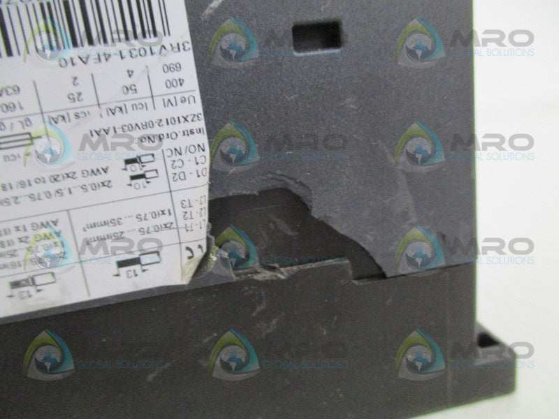 SIEMENS 3RV1031-4FA10 MOTOR STARTER 28-40A (AS PICTURED) *NEW NO BOX*