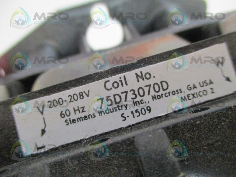 SIEMENS 14CP32A81/75D73070D/48DC38AA3 STARTER (AS PICTURED)  UNMP