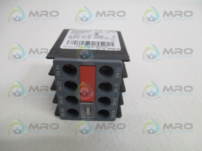 SIEMENS L0150703 CONTACT BLOCK (MISSING ACCESSORIES) *NEW NO BOX*