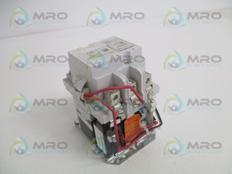 SIEMENS CLM0D03 AC LIGHTING CONTACTOR *USED*