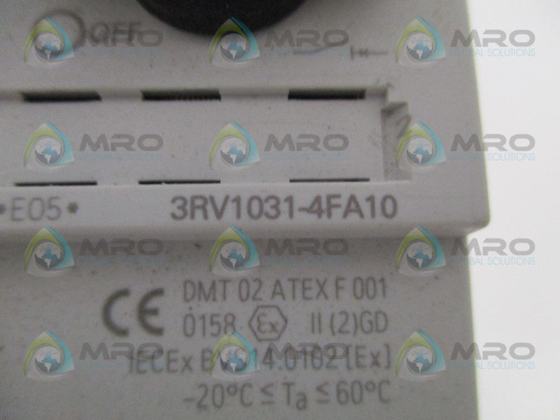 SIEMENS 3RV1031-4FA10 MOTOR STARTER 28-40A (MISSING ACCESSORIES) *NEW NO BOX*