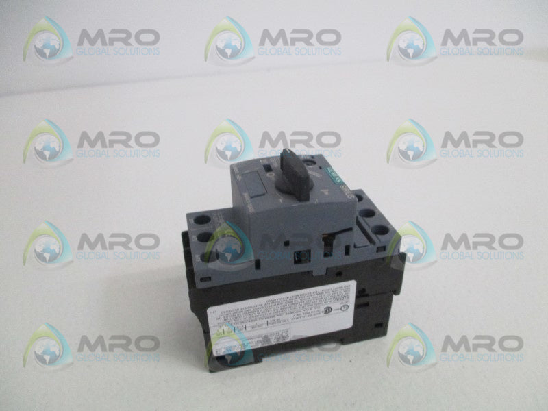 SIEMENS 3RV2411-1GA10 CIRCUIT BREAKER 4,5-6,3A (AS PICTURED) *NEW NO BOX*