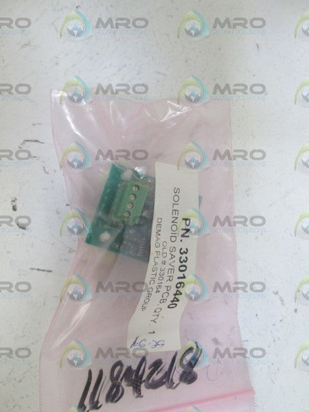 DEMAG SOLENOID SAVER PCB 33016440 * NEW IN BAG *