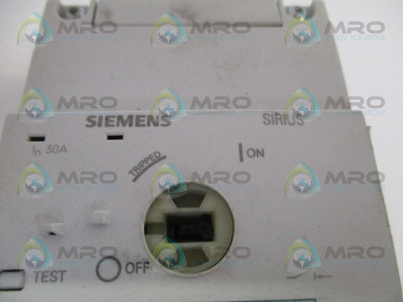 SIEMENS 3RV1742-5ED10 MOTOR STARTER (MISSING ACCESSORIES) *NEW NO BOX*