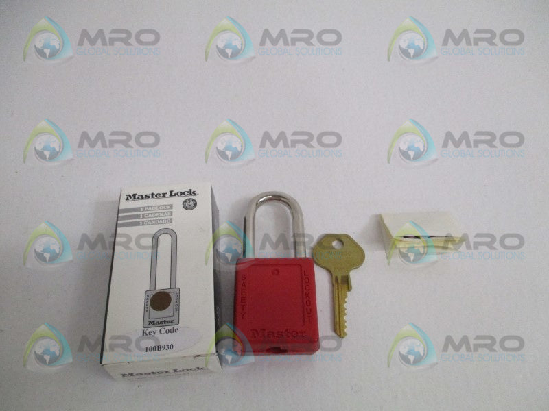 MASTER LOCK 410MKW7000REDLZ1 100B930 PADLOCK *NEW IN BOX*