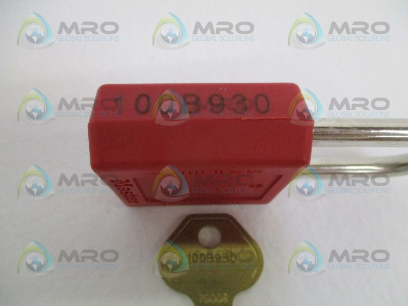 MASTER LOCK 410MKW7000REDLZ1 100B930 PADLOCK *NEW IN BOX*