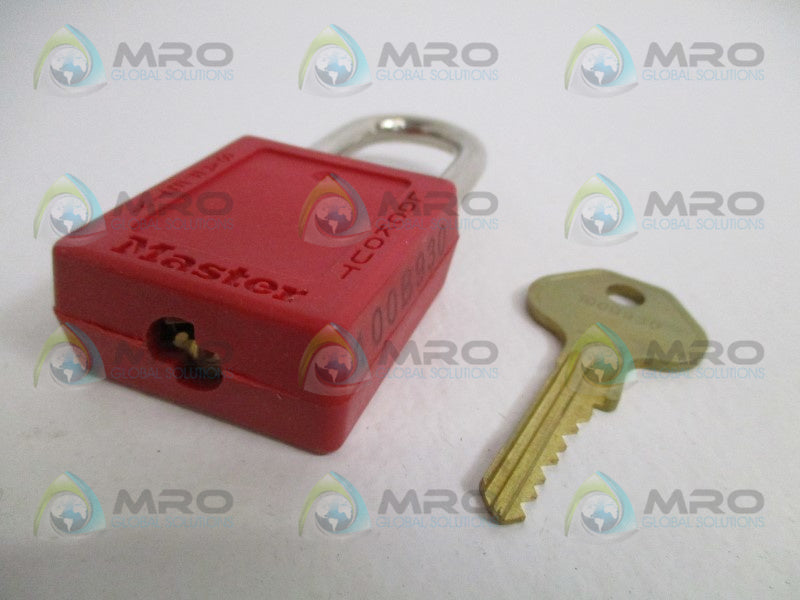 MASTER LOCK 410MKW7000REDLZ1 100B930 PADLOCK *NEW IN BOX*