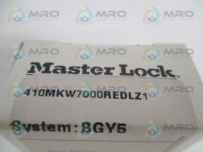 MASTER LOCK 410MKW7000REDLZ1 100B930 PADLOCK *NEW IN BOX*