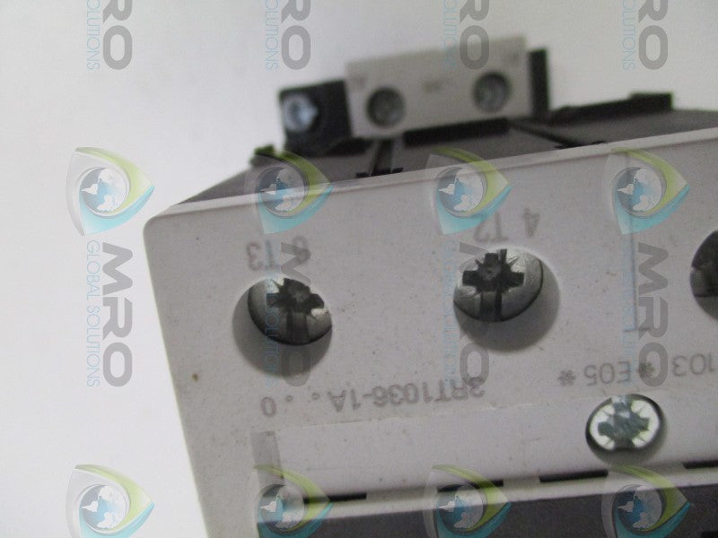 SIEMENS 3RT1036-1AK60 CONTACTOR 110/120V (AS PICTURED) *NEW NO BOX*