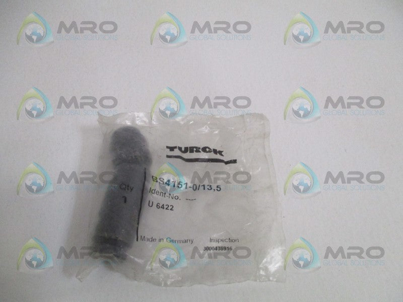 TURCK BS4151-0/13,5 CONNECTOR *NEW IN FACTORY BAG*
