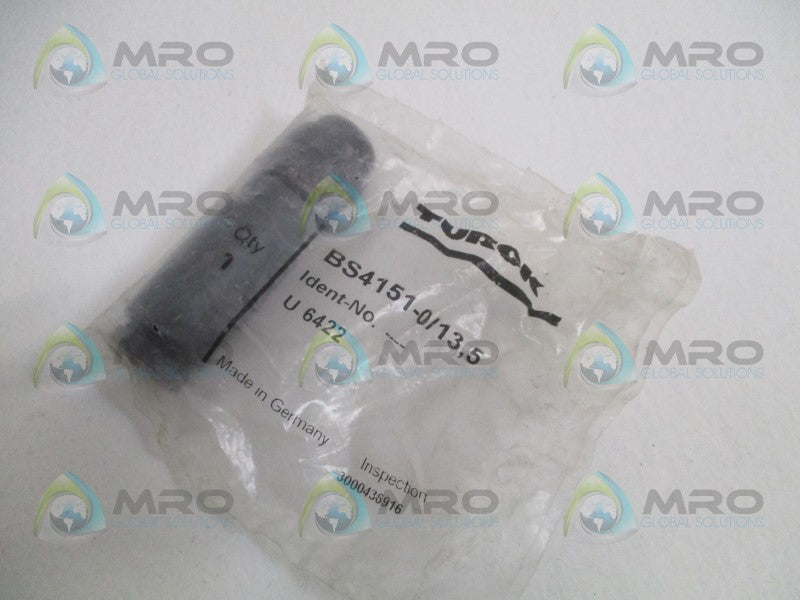 TURCK BS4151-0/13,5 CONNECTOR *NEW IN FACTORY BAG*