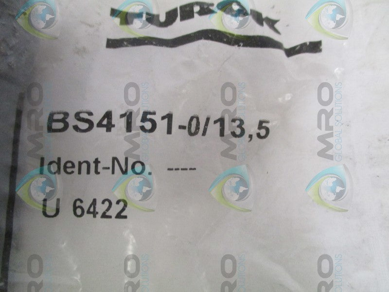 TURCK BS4151-0/13,5 CONNECTOR *NEW IN FACTORY BAG*