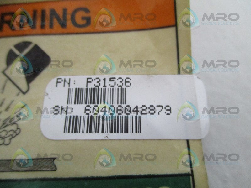 GEORGE FISCHER P31536 SENSOR PLUG *USED*