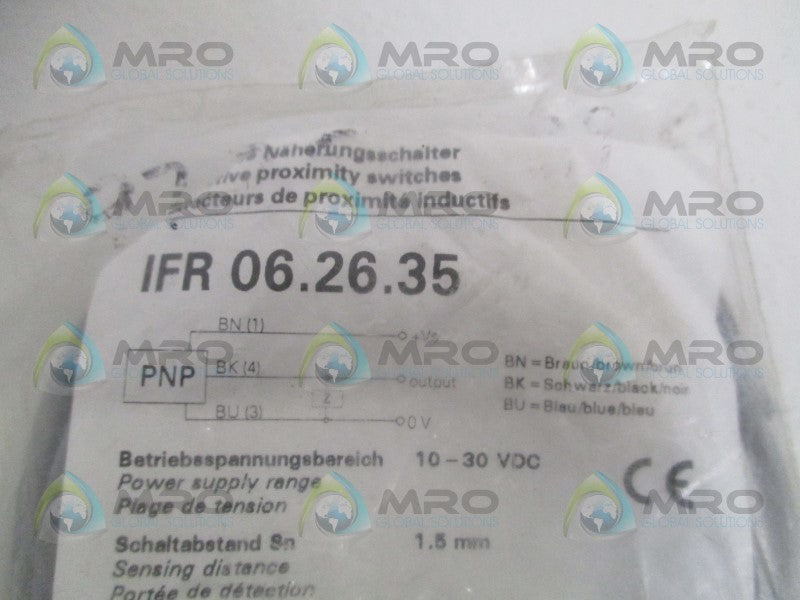 BAUMER IFR06.26.35 INDUCTIVE PROXIMITY SWITCH * NEW IN FACTORY BAG *