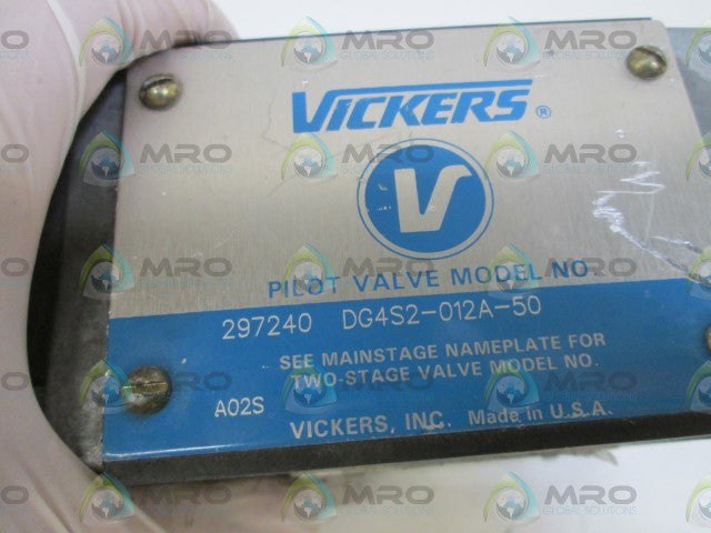 VICKERS VALVE DG4S2-012A-50 *NEW NO BOX*