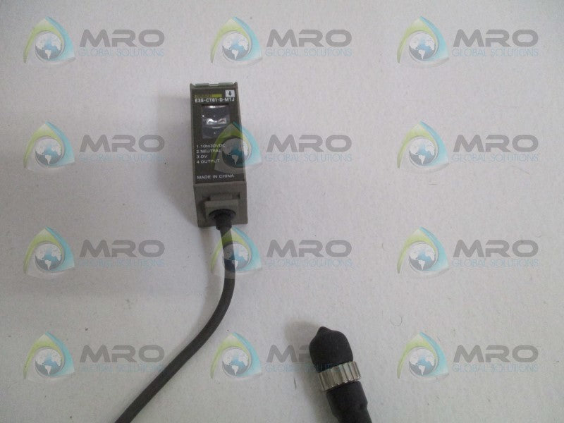 OMRON E3S-CT61-D-M1J PHOTOELECTRIC SENSOR (MISSING ACCESSORIES) *NEW NO BOX*