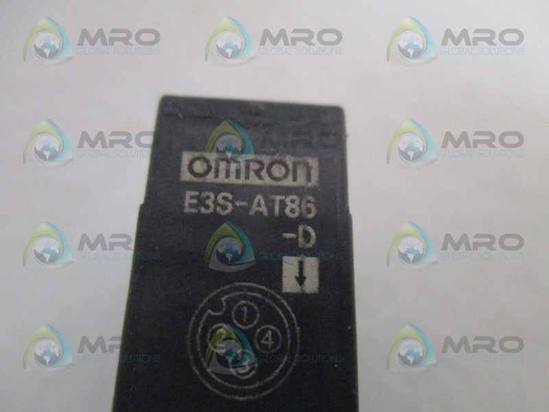 OMRON E3S-AT86-D PHOTOELECTRIC SENSOR RECEIVER(MISSING ACCESSORIES)*NEW NO BOX*
