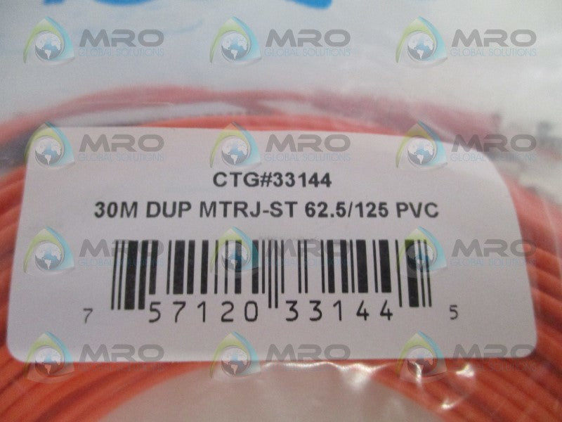 CTG 33144 MTRJ-ST FIBER OPTIC CABLE  NSMP