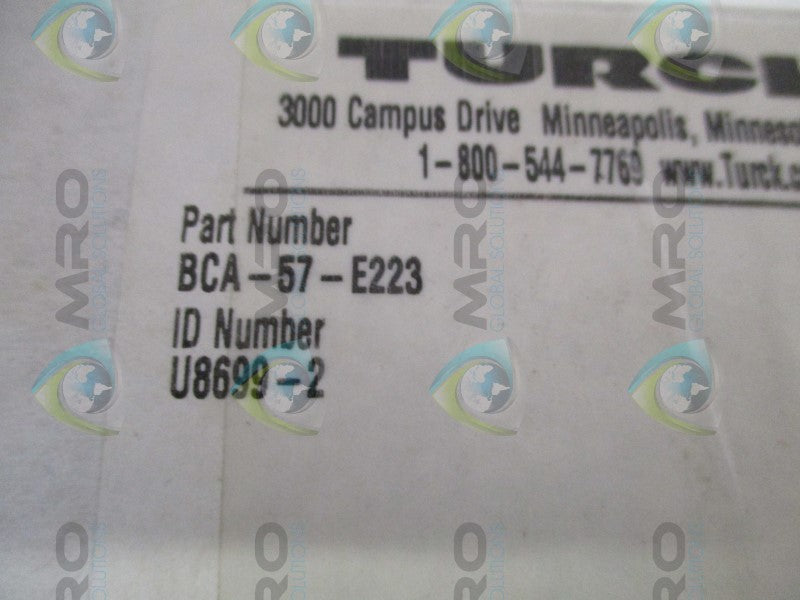 TURCK BCA-57-E223 CONDUIT COVER ADAPTER *NEW IN BOX*