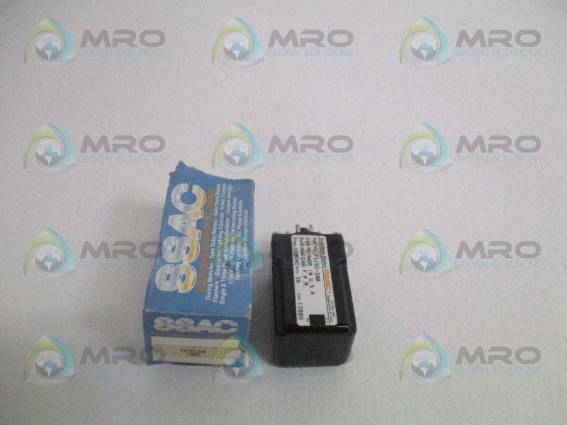 SSAC FS153-240 SOLID STATE FLASHER 240 F.P.M. *NEW IN BOX*