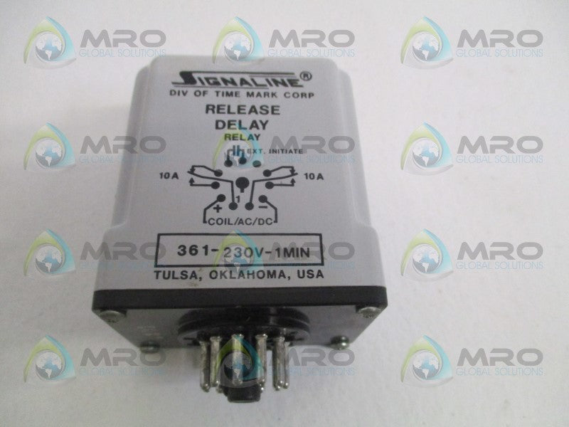 TIME MARK 361-230V-1MIN RELEASE RELAY TIMER *NEW IN BOX*