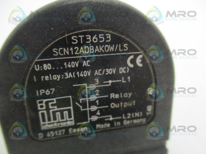 IFM EFECTOR ST3653 FLOW SENSOR MONITOR SWITCH *NEW IN BOX*