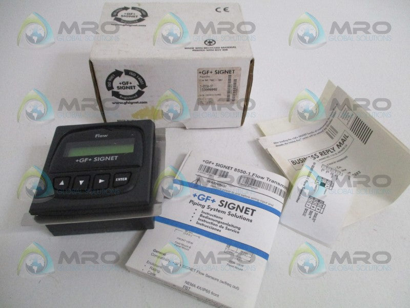 GEORGE FISCHER 3-8550-1P 159000048 FLOW TRANSMITTER PANEL *NEW IN BOX*