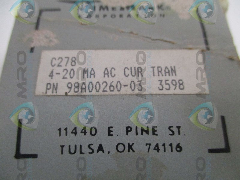 TIME MARK C278 AC CURRENT TRANSDUCER  NSMP