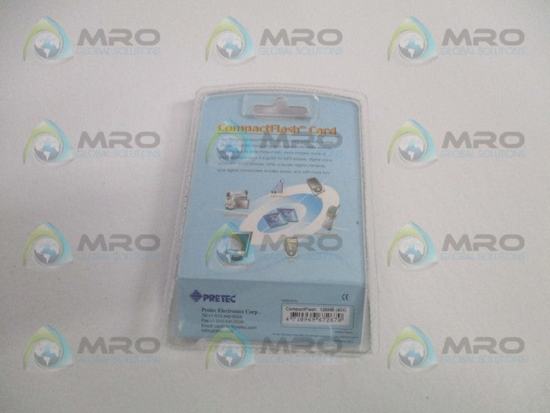 PRETEC 80200186-2 128MB (40X) COMPACTFLASH CARD  NSMP