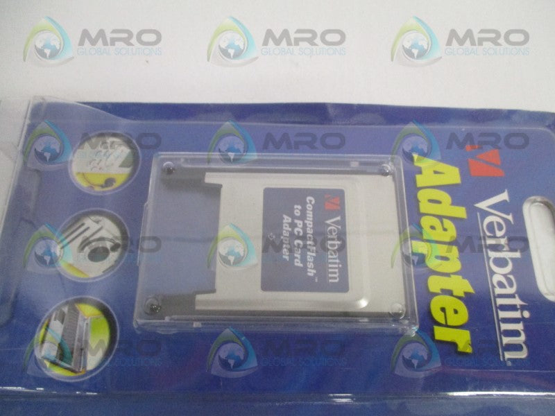 VERBATIM 47105 COMPACTFLASH TO PC CARD ADAPTER * NEW IN ORIGINAL PACKAGE *