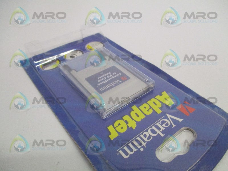 VERBATIM 47105 COMPACTFLASH TO PC CARD ADAPTER * NEW IN ORIGINAL PACKAGE *