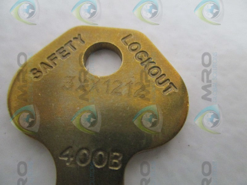 MASTER LOCK 410KALTW400YLW 3XX1212 YELLOW PADLOCK  NSMP