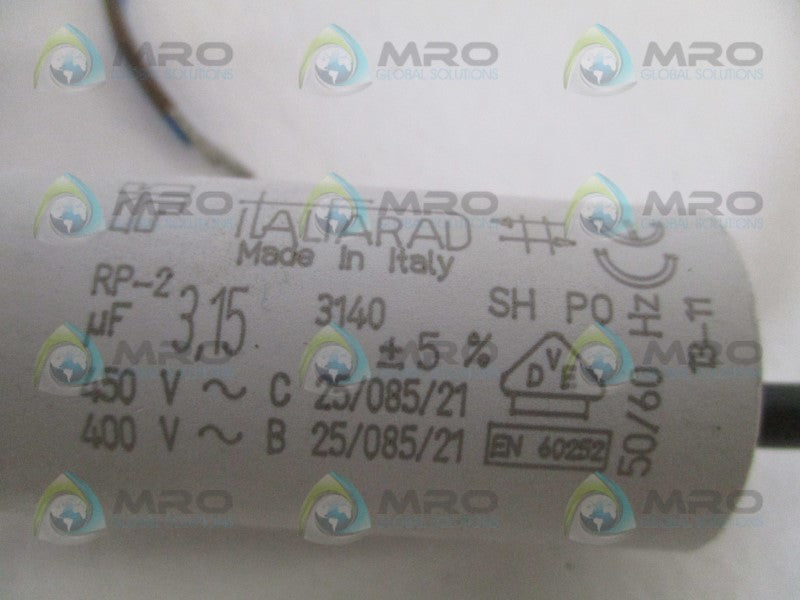 ITALFARAD 3140 MOTOR RUN CAPACITOR 400/450V  NSNP