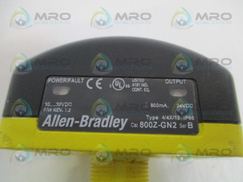 ALLEN BRADLEY 800Z-GN2 SER. B F/W REV. 1.2 TOUCH BUTTON  UNMP