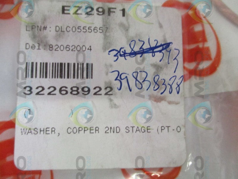 INGERSOLL RAND 32268922 COPPER WASHER  NSMP